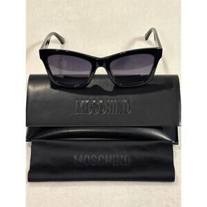 Brand New Moschino Black Cat Eye Sunglasses
